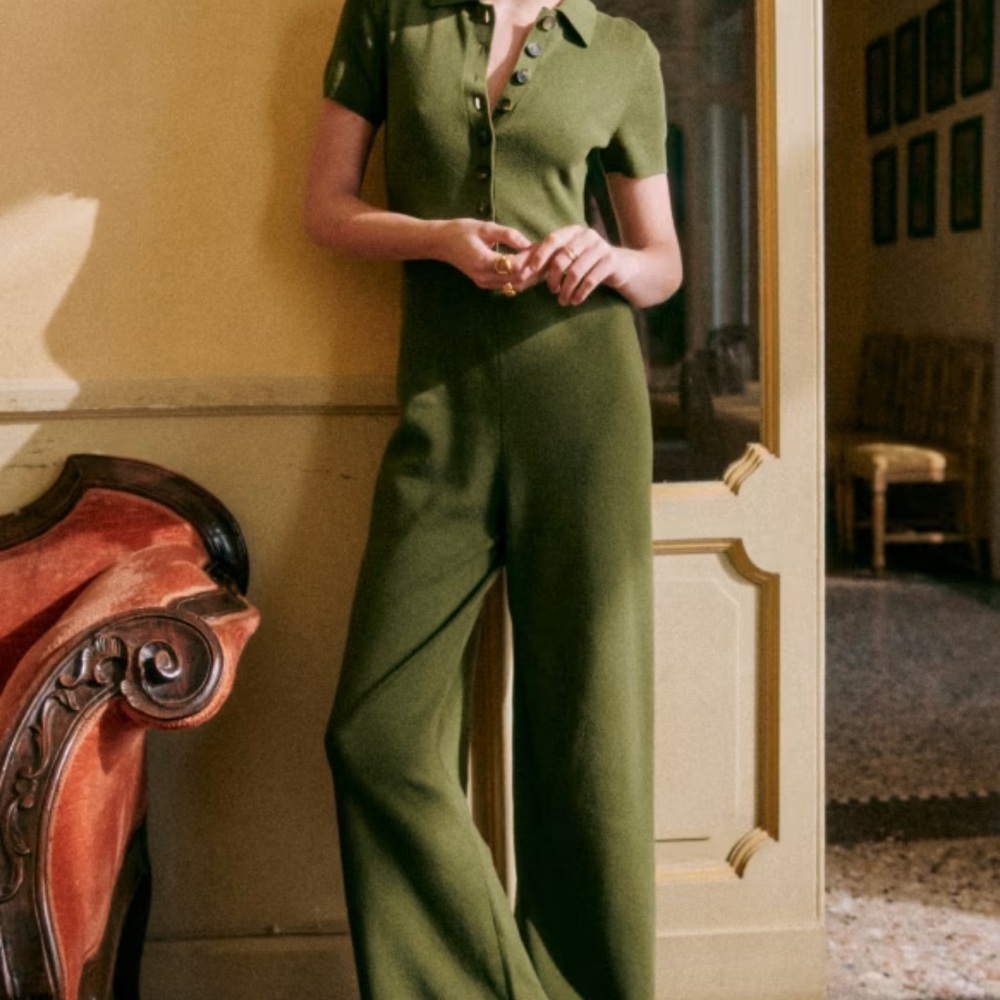 Sézane Knit Jumpsuit